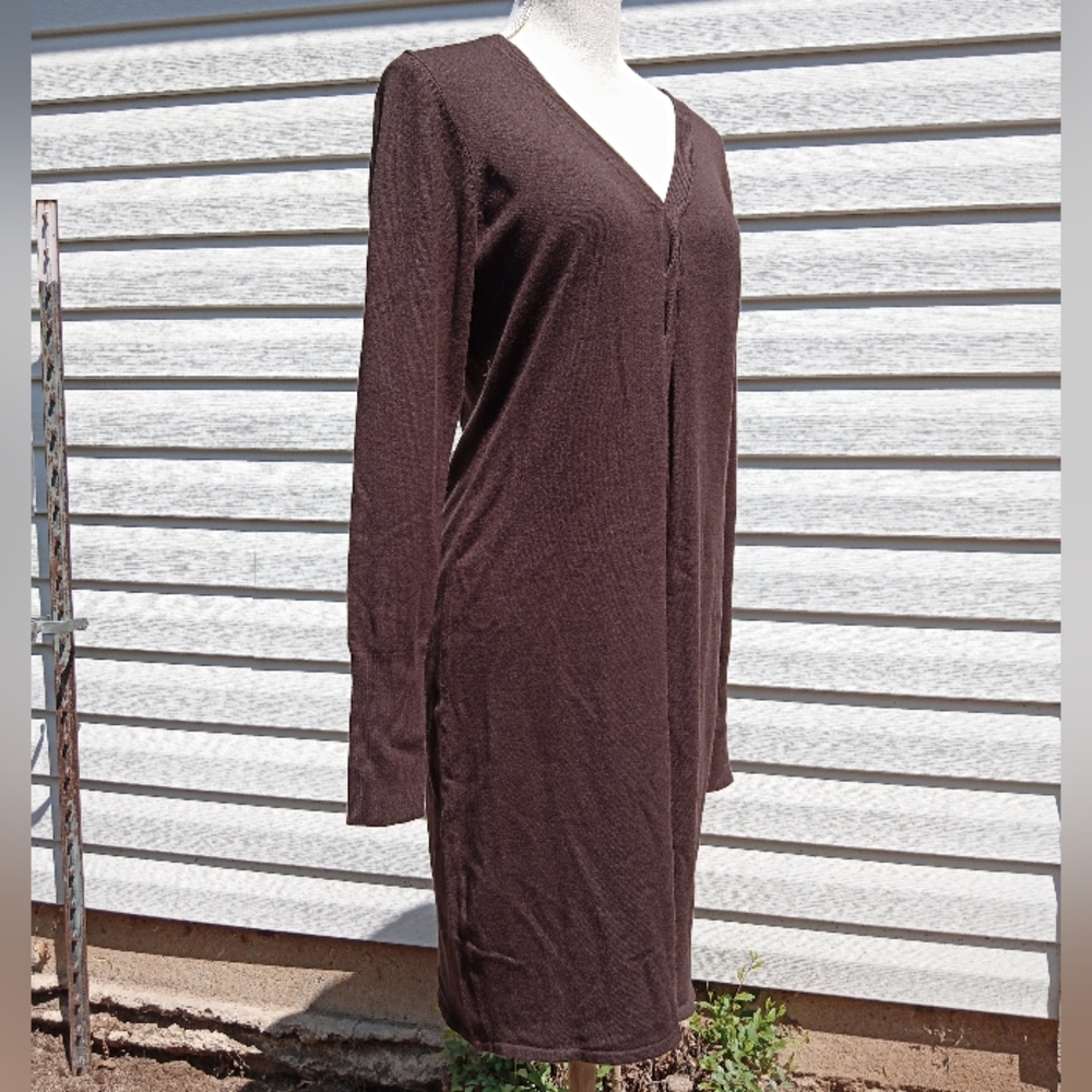 BCBG MaxAzria Brown Sweater Dress - Picture 5 of 7